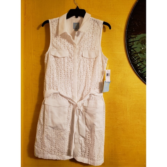 CECE BY CYNTHIA STEFFE EYELIT DRESS 🆕 - Picture 4 of 8